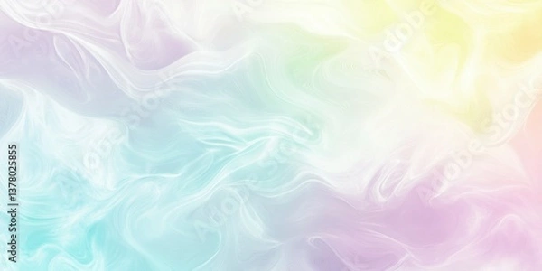 Fototapeta Abstract soft colorful waves digital art background fluid texture artistic concept vibrant palette for creative designs