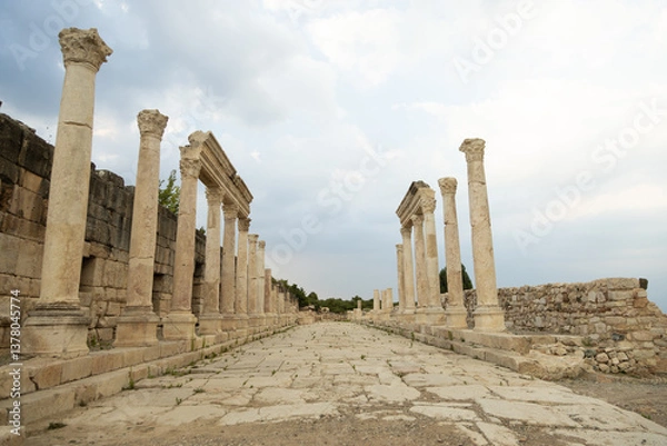 Obraz Agora in the Kibyra Ancient City of Gölhisar, Burdur province