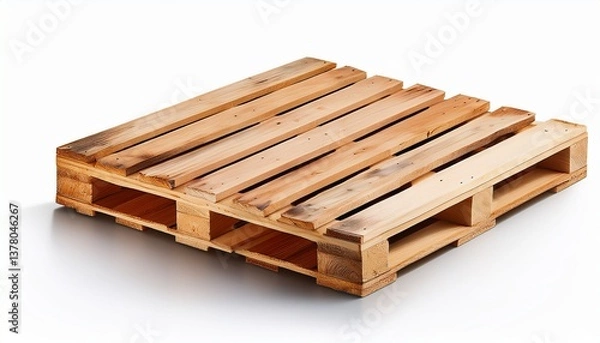 Obraz wooden pallet isolated on a transparent or white background