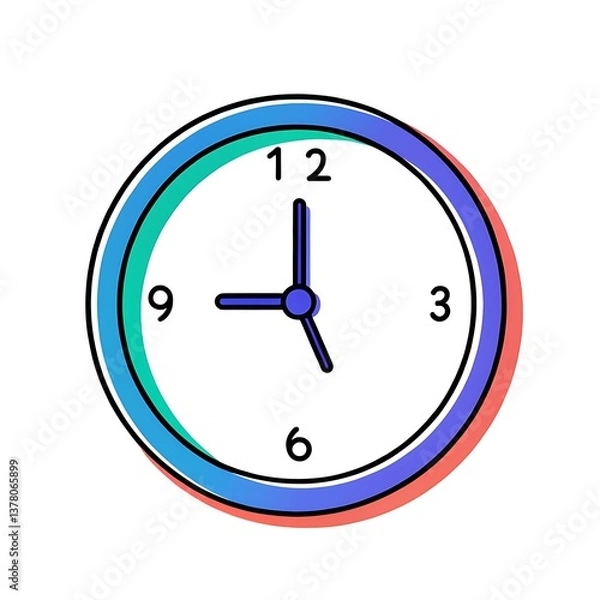 Fototapeta Clock Icon
