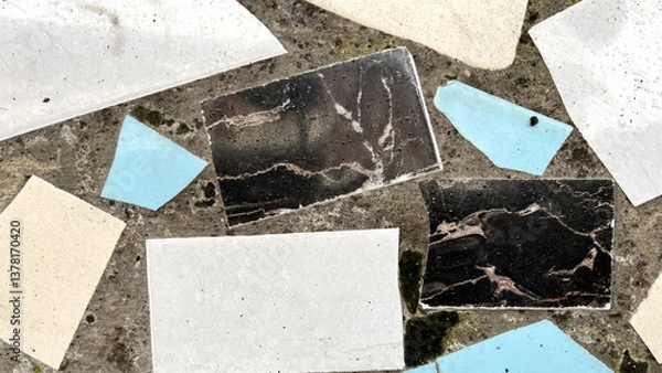 Fototapeta abstract ceramic floor texture