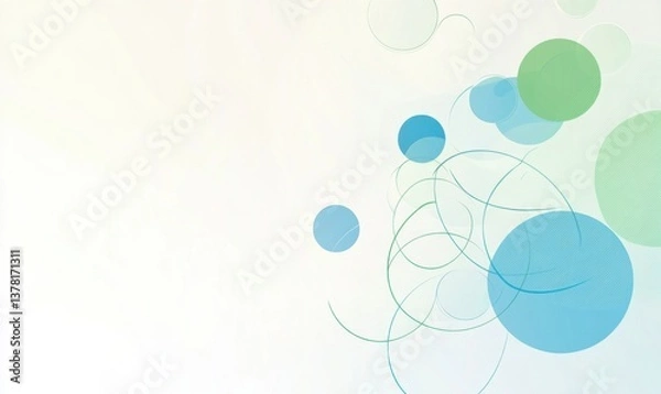 Fototapeta Abstract design elements in digital artwork online platform graphic design modern aesthetic eye-level view visual communication concept