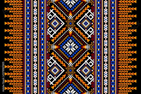 Obraz Geometric ethnic pattern 