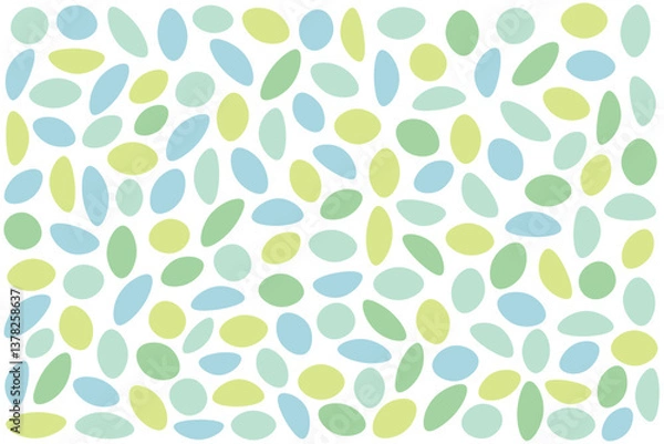 Obraz ランダムな楕円形の模様