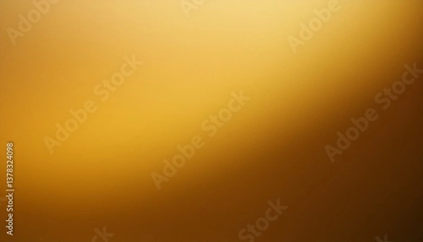 Fototapeta abstract gold gradient background with a subtle noise and grain effect for clean modern minimal design