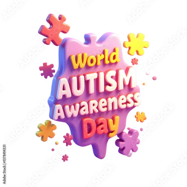 Obraz World Autism Awareness Day