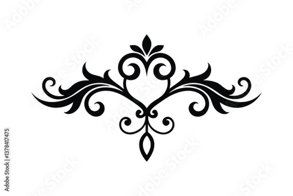 Fototapeta Victorian graphic element