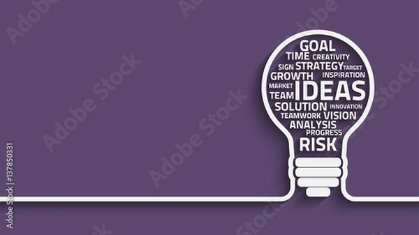 Obraz Innovate bulb concept