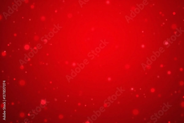 Obraz red christmas background with snowflakes