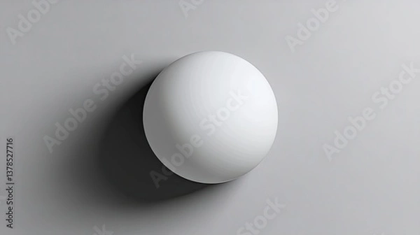 Obraz Isolated white plate on a neutral background, ideal for menu designs and food presentations