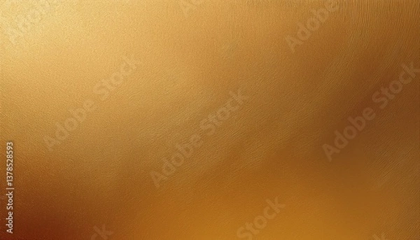 Obraz Flat Grainy Bronze Foil Texture Gold Leaf Paper Matte Gradient Golden Luxury Plain Background