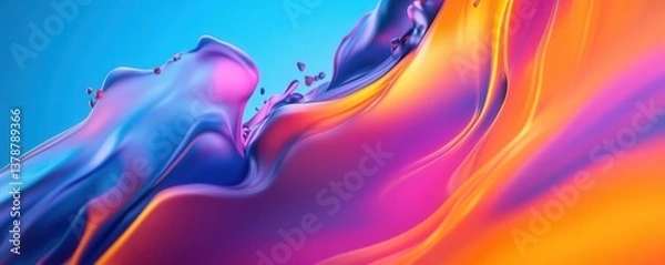 Fototapeta Abstract representation of banner ads driving website traffic and increasing conversions