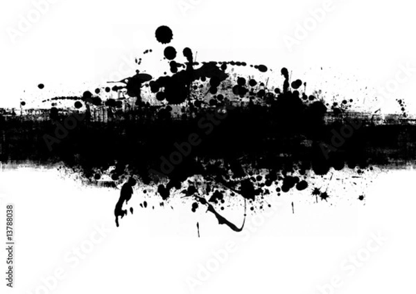 Obraz czarny sztandar