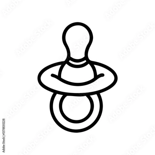 Fototapeta baby pacifier