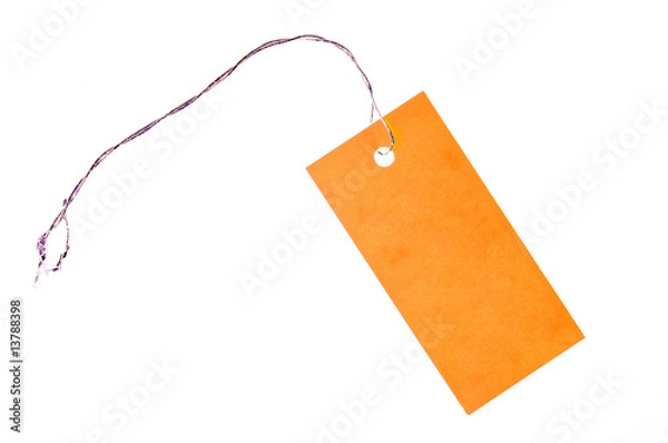 Obraz orange tag