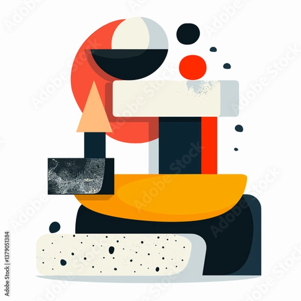 Obraz vector illustration of an abstract design
