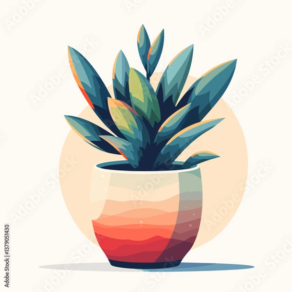 Obraz cactus in a pot