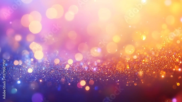 Fototapeta Vibrant orange gradient background with diagonal geometric patterns