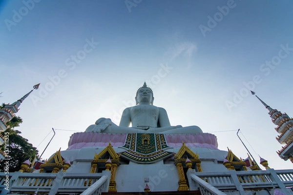 Obraz Big White Buddha in Thailand