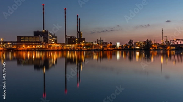 Obraz Linz, Industrie; Donau