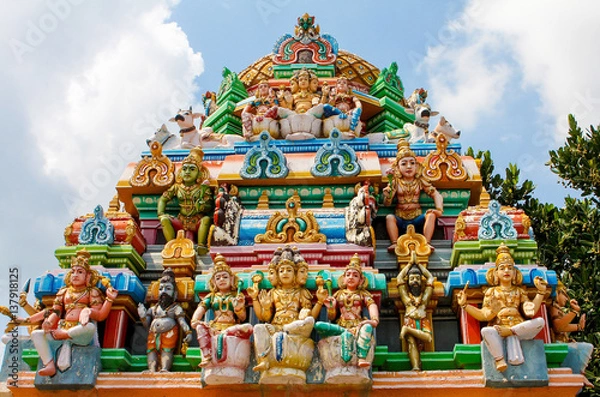Fototapeta Świątynia Kabaliswarar w Chennai w Indiach