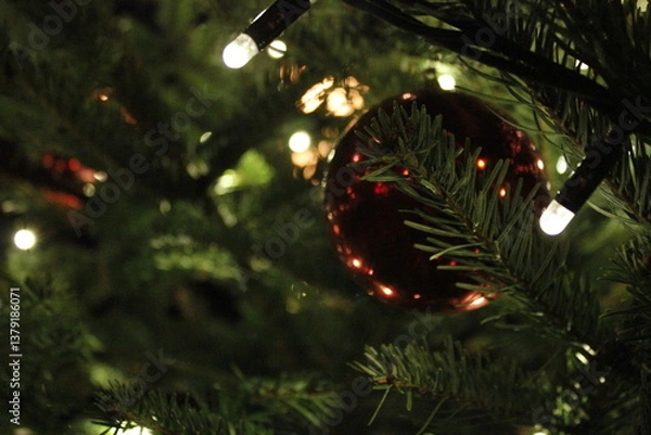 Obraz christmas tree decorations