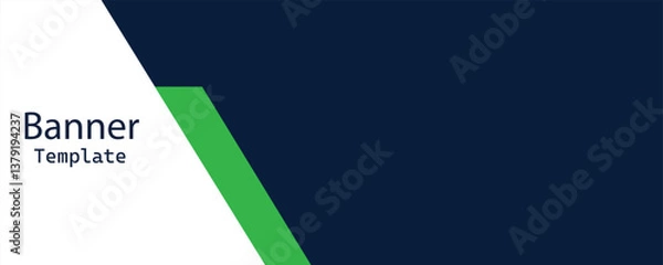 Fototapeta Vector geometric design banner web template.