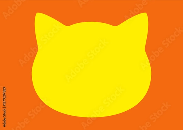 Obraz Gato simpático e feliz com seus olhos verdes