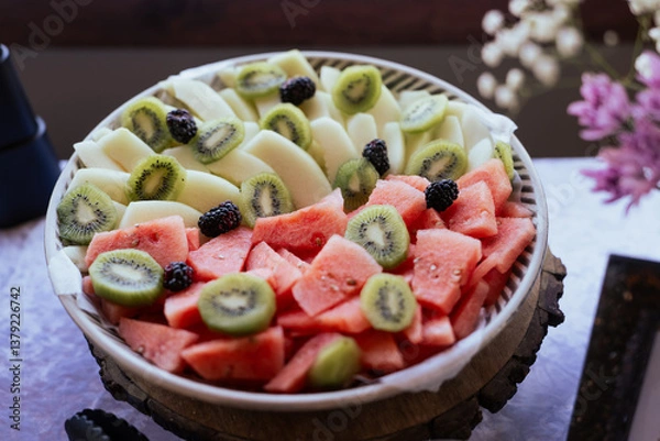 Obraz fruit salad with fruit