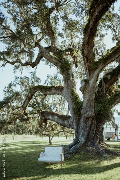 Obraz bench in the park