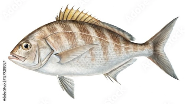 Obraz fish isolated on white