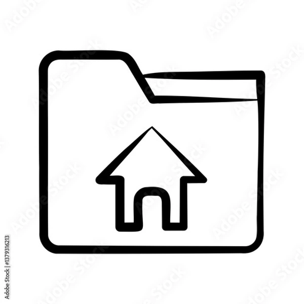 Fototapeta Root Folder Icon