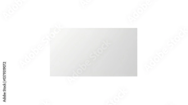 Obraz Clean Canvas: a rectangular white space, symbolizing opportunity, and versatility, ready to be filled with creativity.