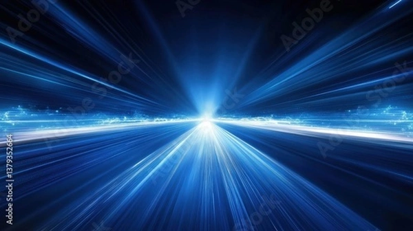 Fototapeta Digital Speed and the Future of Technology