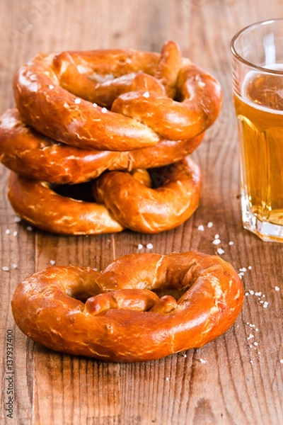 Obraz Bavarian pretzels.