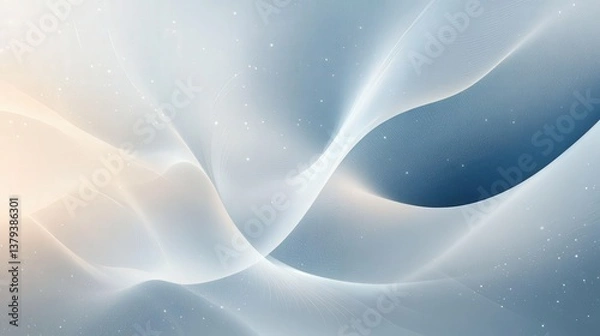 Fototapeta Abstract Soft Flowing Lines