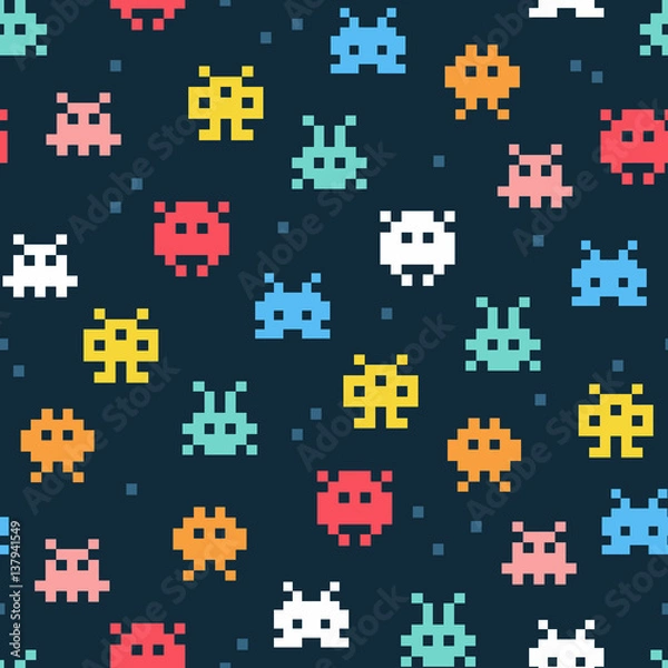 Obraz Pixel monsters