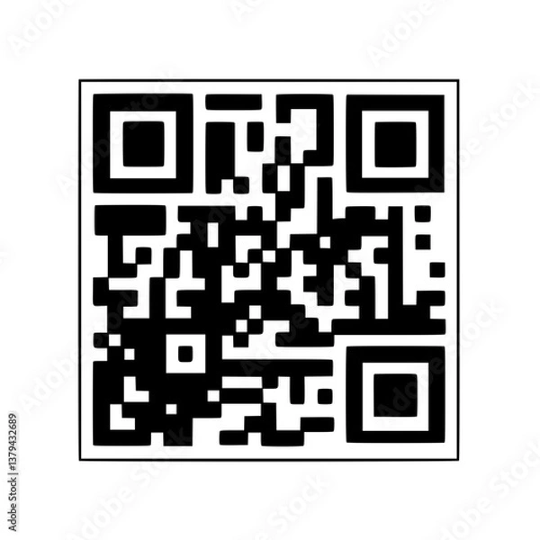 Fototapeta qr code 