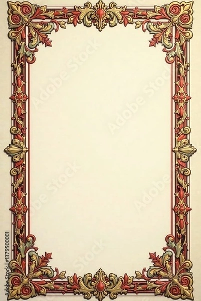 Obraz Decorative scrollwork for calligraphy and design , illustrations, ornamentation , flourishes