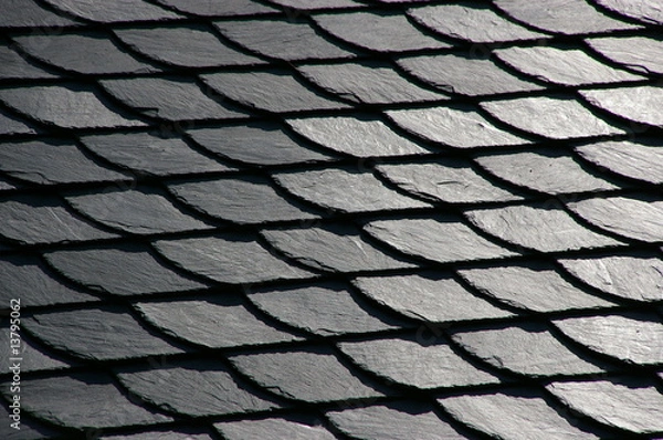Obraz schiefer, dach, naturschiefer