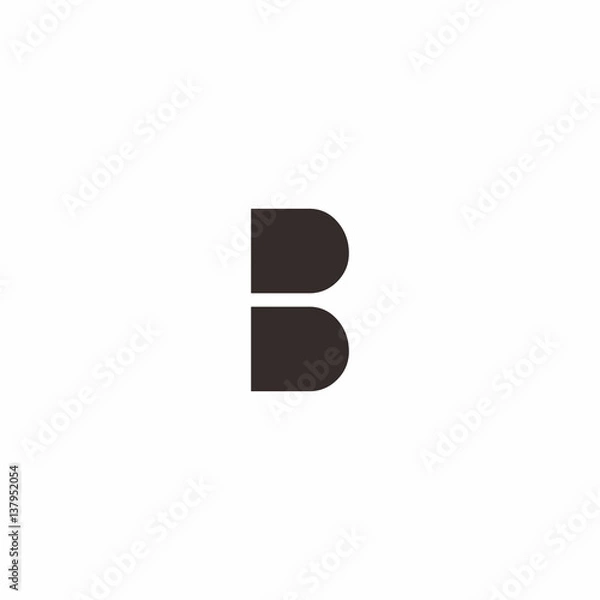 Fototapeta Letter B Logo Vector