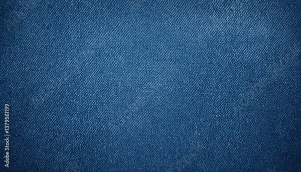 Fototapeta A detailed blue denim fabric texture showcasing the intricacies of weave and surface quality
