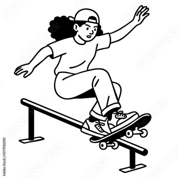 Fototapeta skater