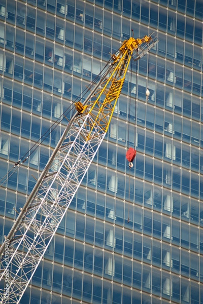 Fototapeta Contruction crane