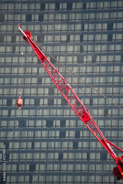 Fototapeta Contruction crane