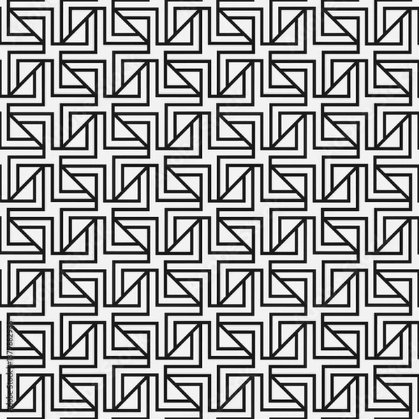 Fototapeta Abstract geometric seamless pattern.