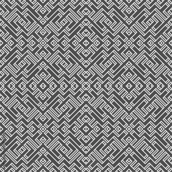 Fototapeta Abstract geometric seamless pattern.