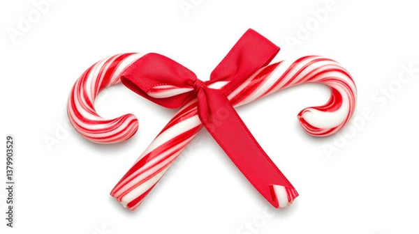 Obraz christmas ornament, design element, art, christmas tree, illustration, 2016, bright, candy, candy cane, Christmas, decoration, design, pattern, pine tree, red, vector, green, tree, art and craft