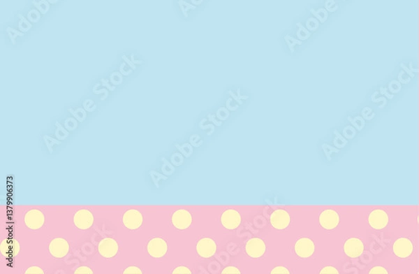 Fototapeta かわいいドットの壁紙