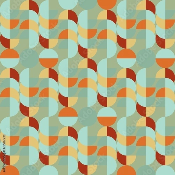 Fototapeta seamless geometric pattern